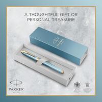 Parker IM Rituals vulpen, turkoois GT, fijn, giftbox - thumbnail
