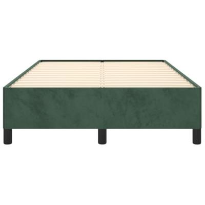 Bedframe zonder matras 120x190 cm fluweel donkergroen