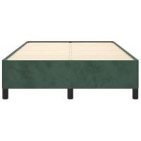 Bedframe zonder matras 120x190 cm fluweel donkergroen - thumbnail