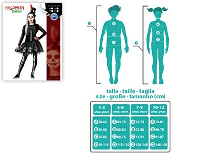 Muertos Halloween Jurkje Schedels Kind