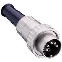 Lumberg 0132 05-1 DIN-connector Stekker, recht Aantal polen: 5 Zilver 1 stuk(s) - thumbnail