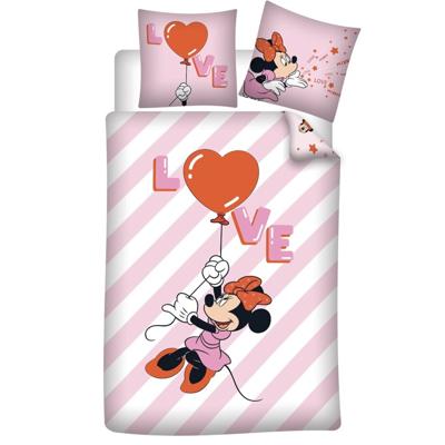 Disney Minnie Mouse dekbedovertrek Love Balloon 140 x 200 cm