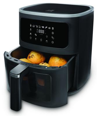 Fritel Airfryer SnackTastic 7520 Heteluchtfriteuse 6L 1500W Zwart
