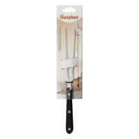 Metaltex professional vork 28.5 cm rvs/zwart - thumbnail