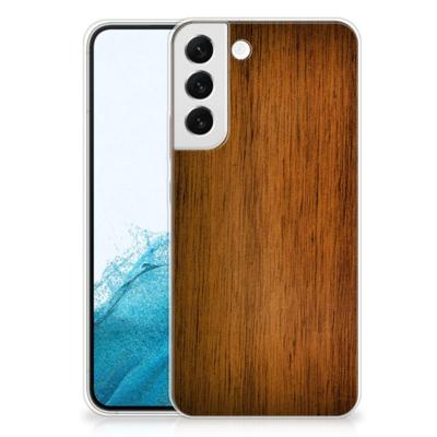 Samsung Galaxy S22 Plus | Bumper Hoesje | Donker Hout Samsung Galaxy S22 Plus | Bumper Hoesje | Donker Hout