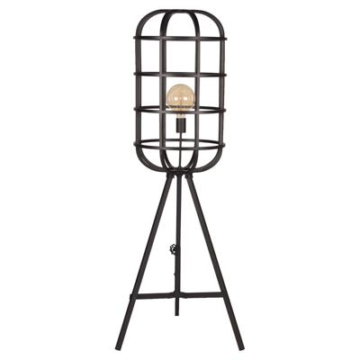 LABEL51 Vloerlamp 'Twine', Metaal, 145cm, kleur Zwart