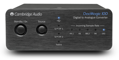 Cambridge Audio DacMagic 100 audioconverter, zwart