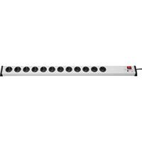 Ehmann 0207x00122301 Overspanningsveilige stekkerdoos 12-voudig Grijs Randaarde stekker 1 stuk(s) - thumbnail