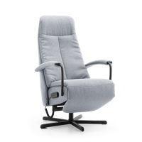 Sta-op Stoel C-100 Lichtblauw Stof - thumbnail