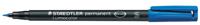 Viltstift staedtler ohp lumo sf 313 perm blauw - thumbnail