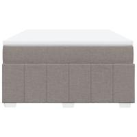 Boxspring met matras stof taupe 180x200 cm - thumbnail