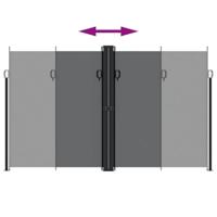 VidaXL Windscherm uittrekbaar 200x600 cm zwart - thumbnail