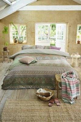 Pip Studio Pip Studio Dekbedovertrek Bollywood Dreams Groen 260x200/220 cm