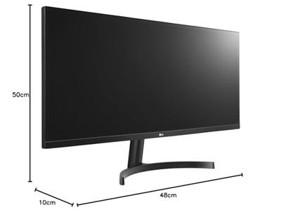 LG 34WL50S-B 86,36 cm (34 inch) FHD UltraWide Monitor (AH-IPS-Panel, HDR10, AMD FreeSync), zwart