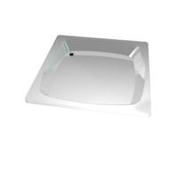 Go By Van Marcke Douchebak Witte Acryl 80x80x15cm kleurvast behoudt een ongeschonden glans geluidsdempend eenvoudig te reinigen SORAYA_shower tray - thumbnail