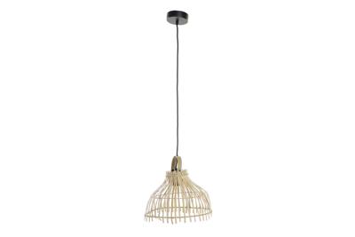 Plafondlamp DKD Home Decor Bruin Multicolour Metaal vlechtwerk 50 W Stads 220 V 30 x 30 x 29 cm