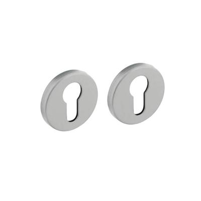Intersteel Set van 2 cilinderrozettenTira rond aluminium - 0082.309087