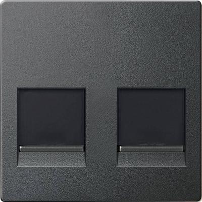 Merten MEG4562-0414 Netwerkdoos Afdekking Antraciet 1 stuk(s)