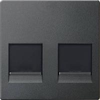 Merten MEG4562-0414 Netwerkdoos Afdekking Antraciet 1 stuk(s) - thumbnail