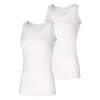 2-pack dames hemden bamboe - Onderhemd ronde hals vrouwen - Singlet - thumbnail