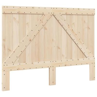 Bedframe met hoofdbord massief grenenhout wit 140x200 cm Bedframe met hoofdbord massief grenenhout wit 140x200 cm
