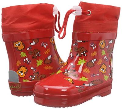 Playshoes regenlaarzen Bosdieren Rood-27
