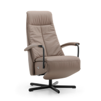 Sta-op Stoel C-100 Lichtbruin Leer - thumbnail