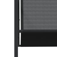 9-delige Tuinset textileen zwart - thumbnail