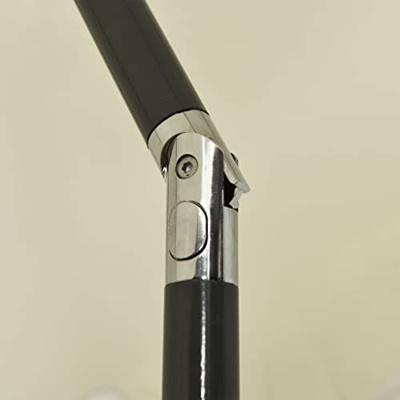 VidaXL Strandparasol 200x125 cm zandgeel