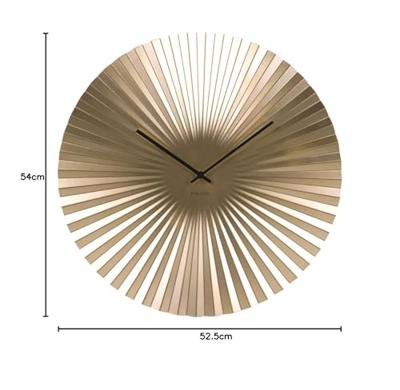 Karlsson WandklokSensu XL goud - Ø 50cm - KA5658GD