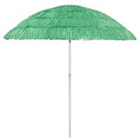 VidaXL Strandparasol hawaï 240 cm groen - thumbnail