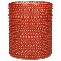 Countryfield theelichthouder nelle m rood 10 cm | 24 stuks - thumbnail