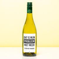 Wijnfles Pensioen Niet mijn probleem meer - Wit (Sauvignon Blanc) - thumbnail
