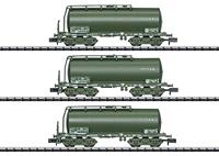 MiniTrix 18212 N 3 ketelwagens USTC van de DB AG - thumbnail