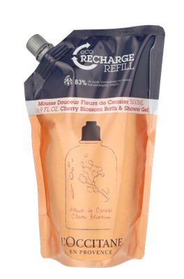 L'Occitane Cherry Blossom Bath & Shower Gel - Refill 500 ml Douche & bad L'Occitane Cherry Blossom Bath & Shower Gel - Refill 500 ml Douche & bad