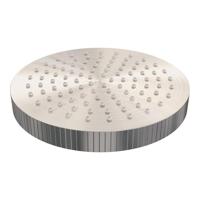 Brauer Stripe regendouchekop Diameter 25 cm RVS-kleurig geborsteld PVD - thumbnail