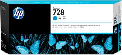 HP Inktcartridge 728 Origineel Cyaan 300 ml F9K17A 1 stuk(s) HP Inktcartridge 728 Origineel Cyaan 300 ml F9K17A 1 stuk(s)