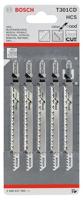 Bosch decoupeerzaagbladen [5x] - T301CD - hout - 2608637590 - thumbnail