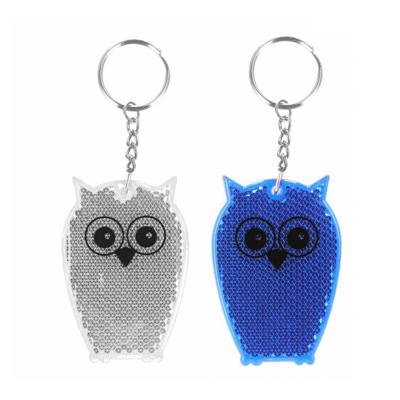 Reflectie Sleutelhanger Uil, 12st.