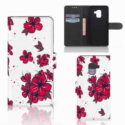Samsung Galaxy A8 2018 Hoesje Blossom Red Samsung Galaxy A8 2018 Hoesje Blossom Red