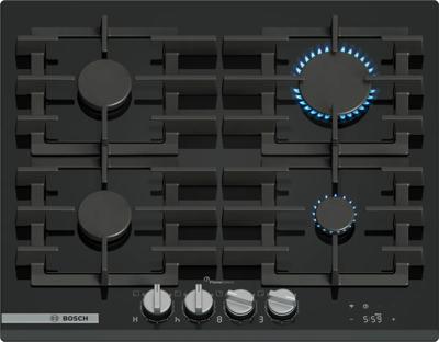 Bosch PRP6A6H40 kookplaat Zwart Ingebouwd 60 cm Gaskookplaat 4 zone(s)