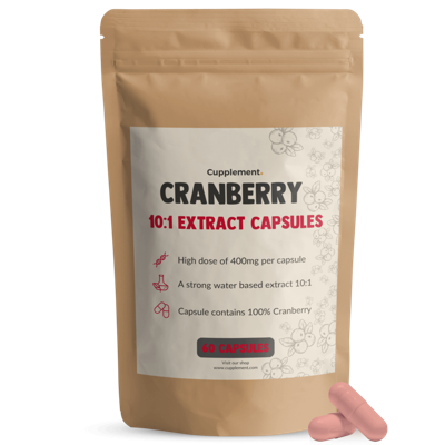 Cranberry supplementen - 60 Capsules
