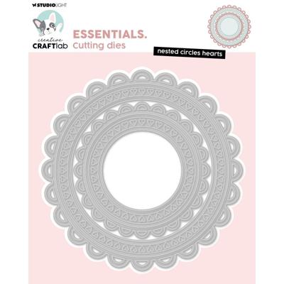 Creative Craftlab • essentials cutting die nested circles hearts