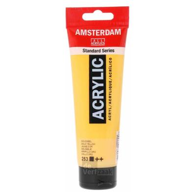 Royal Talens Amsterdam Acrylverf 120 ml - Goudgeel 253