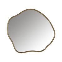 Richmond Spiegel 'Allyson' organisch 79 x 88 cm, kleur Brushed Gold - thumbnail