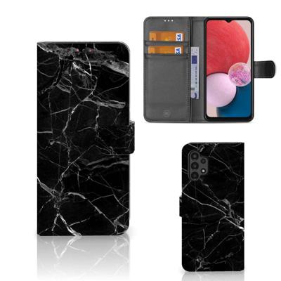 Samsung Galaxy A13 (4G) | Bookcase | Marmer Zwart - Origineel Cadeau Vader