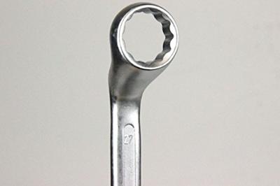 Promat/Tecwerk Dubbele ringsleutel | 27 x 32 mm 360 mm | diep gebogen - 4000823335