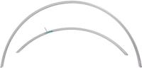 Curana spatbordset "clite" fender set c-lite,28",55mm,sil. - thumbnail