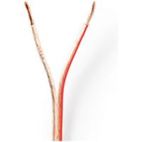 Speaker-Kabel | 2x 2,50 mm2 | 15,0 m | Folieverpakking | Transparant - thumbnail