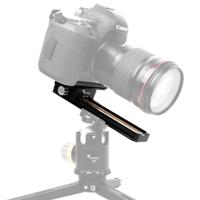 STERKSTE 180mm precisie Aluminium 2-weg Macro Rail schuifregelaar statief hoofd Quick Release plaat houder - thumbnail